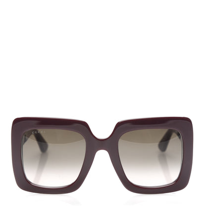 Gucci Acetate Oversize Sunglasses GG0328S Red 2 of 9