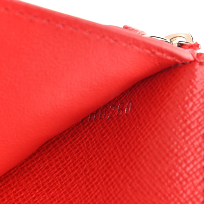 Louis Vuitton Monogram Escale Victorine Wallet Red 7 of 7