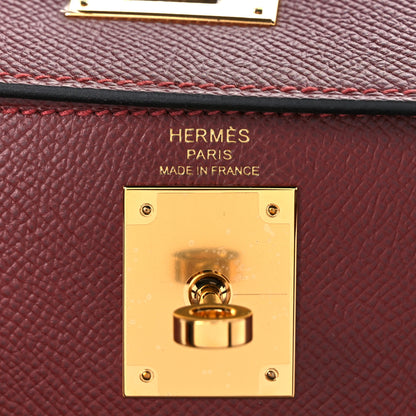 Hermes Epsom Kelly Sellier 28 Rouge H 6 of 11
