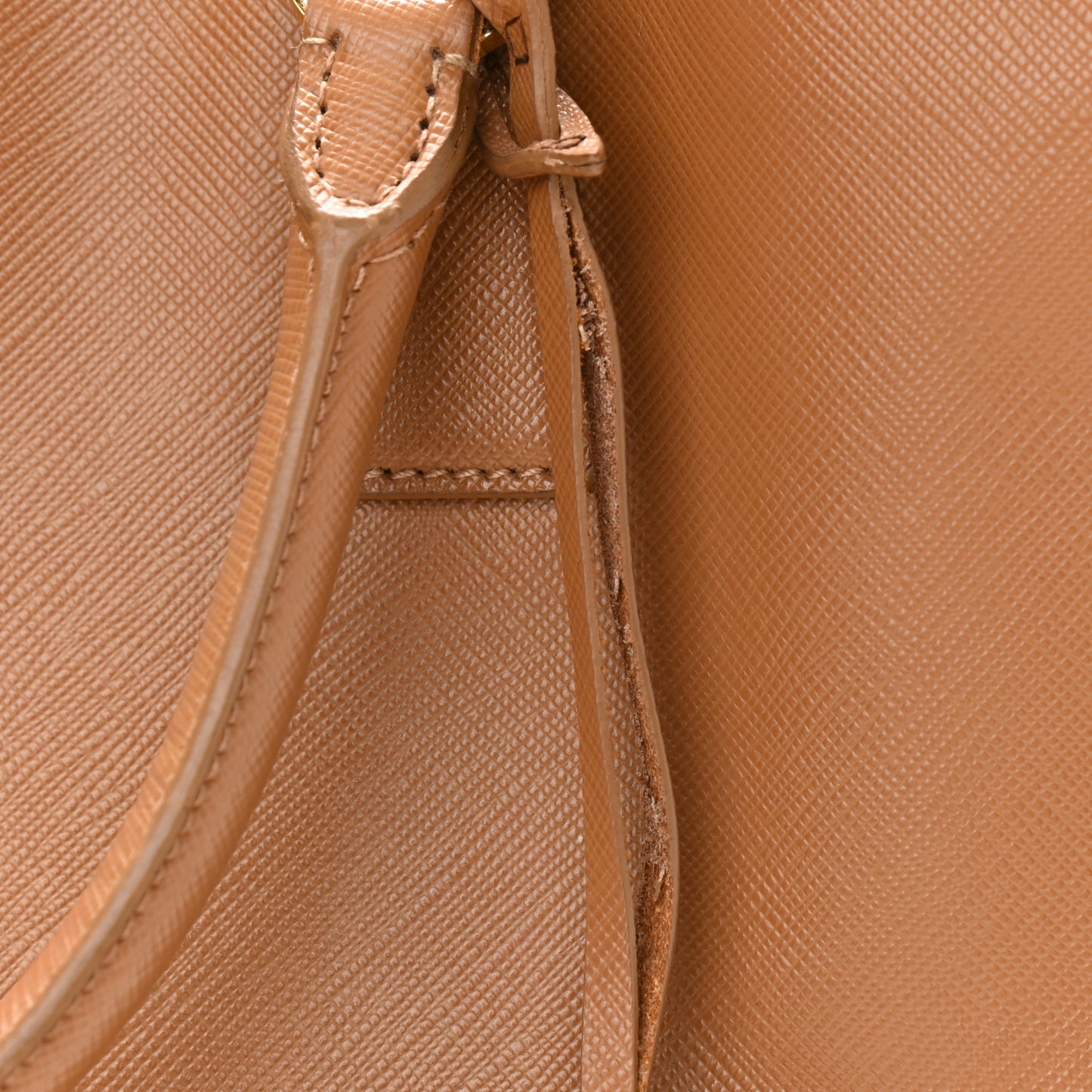 Saffiano Lux Large Tote Caramel