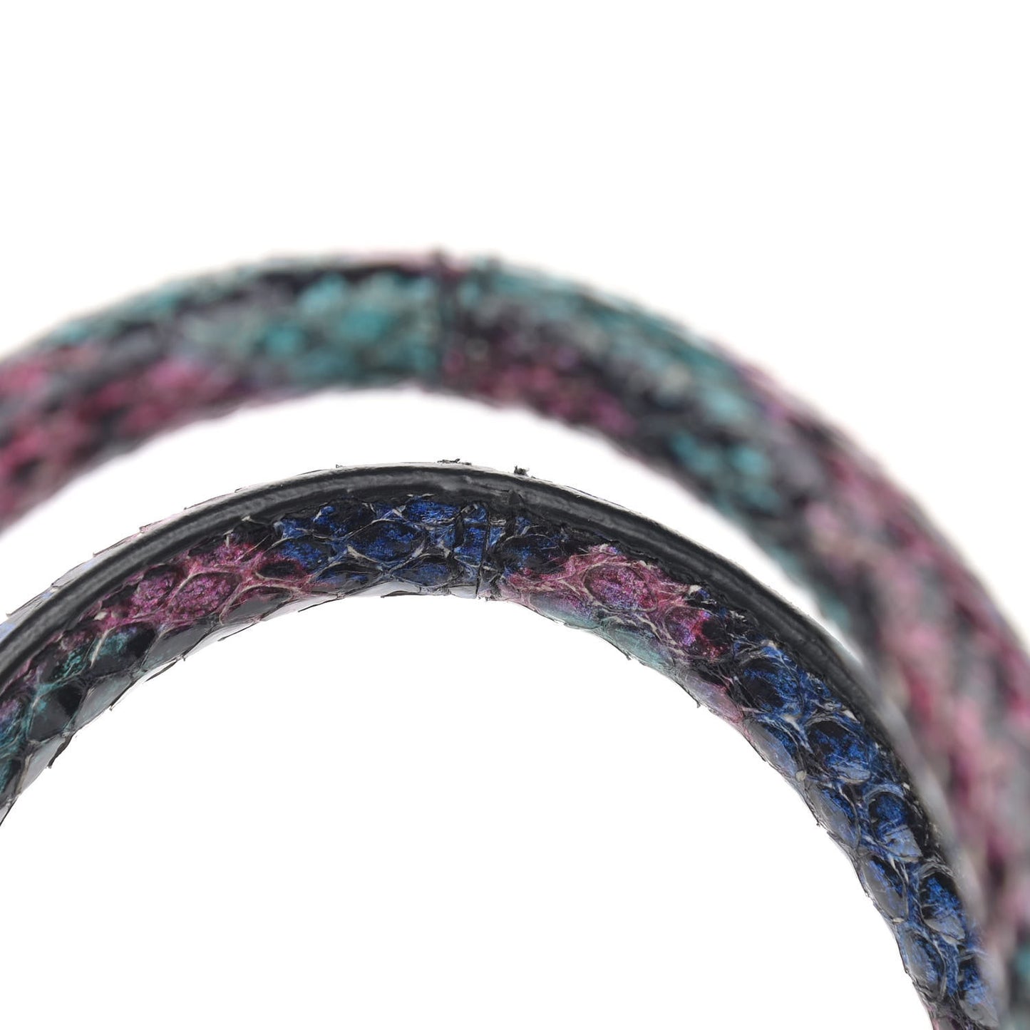 Snakeskin Curvy Stripe Nano Sac De Jour Multicolor