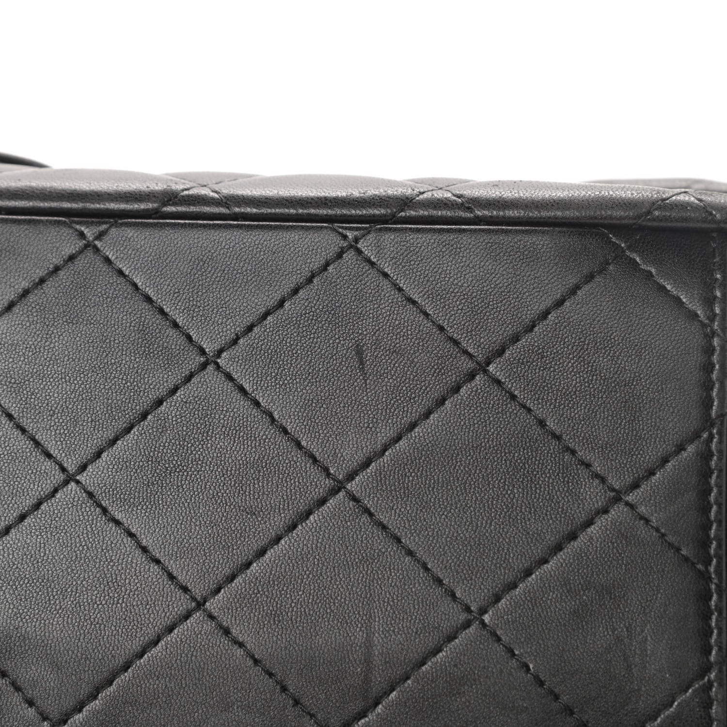 Chanel Lambskin Quilted Maxi Double Flap Black 19 of 21