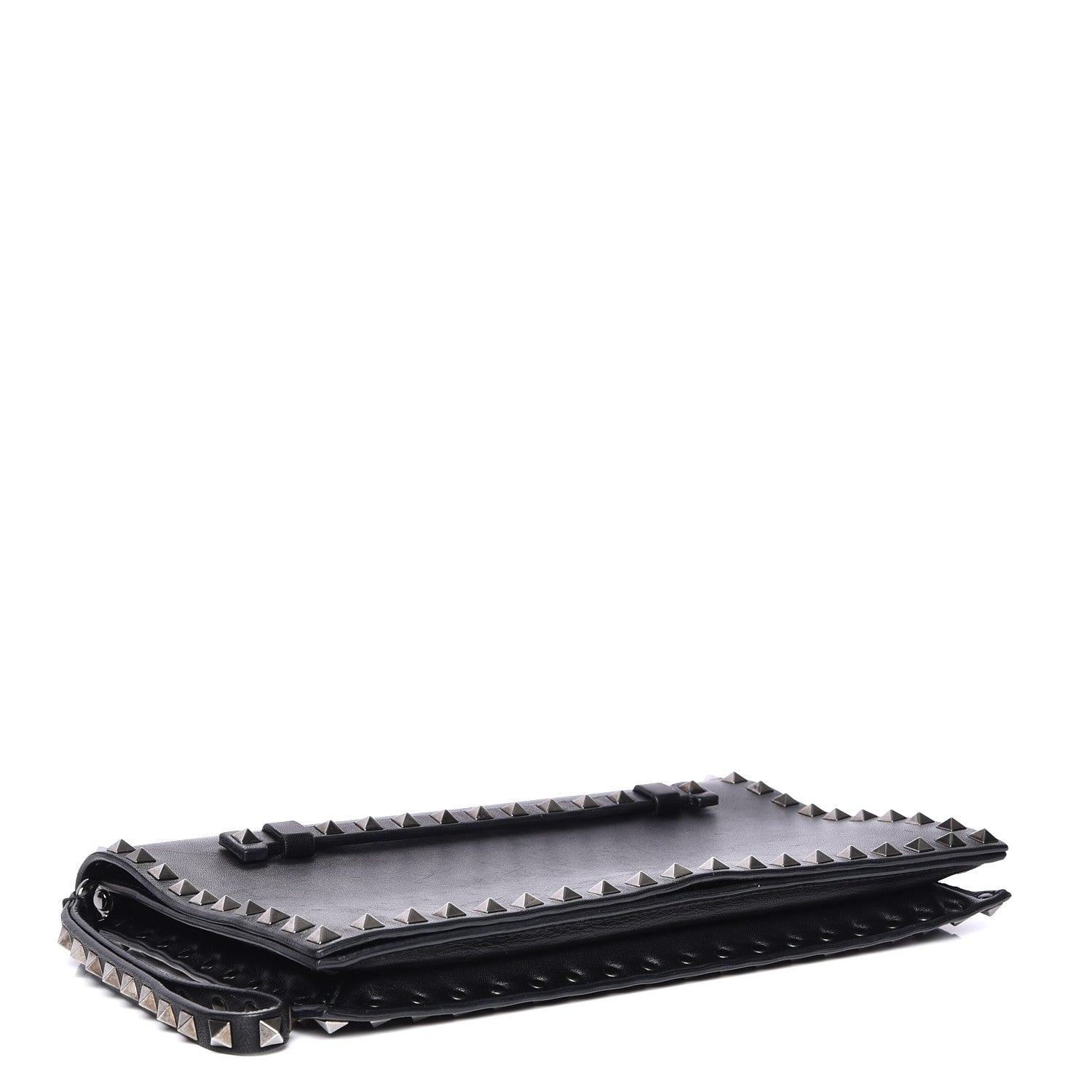 Valentino Garavani Nappa Rockstud Wristlet Clutch Black 4 of 7