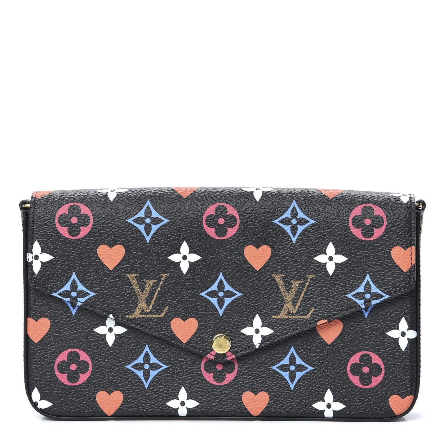 Game On Felicie Chain Wallet Black