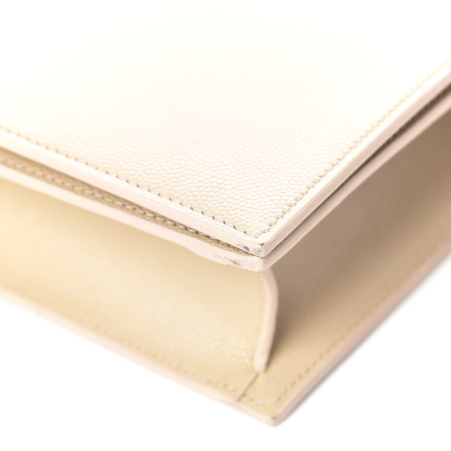 Grain De Poudre Classic Kate Monogram Clutch Nude Powder