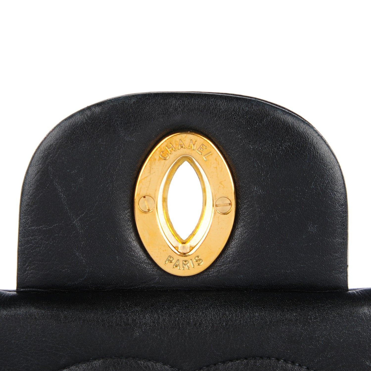 Chanel Lambskin Quilted XL Jumbo Single Flap Black 2 of 10