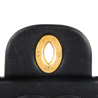 Chanel Lambskin Quilted XL Jumbo Single Flap Black 2 of 10