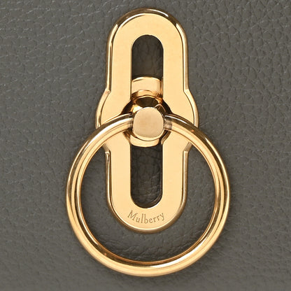 Mulberry Small Classic Grain Calfskin Small Amberley Satchel Charcoal 7 of 9