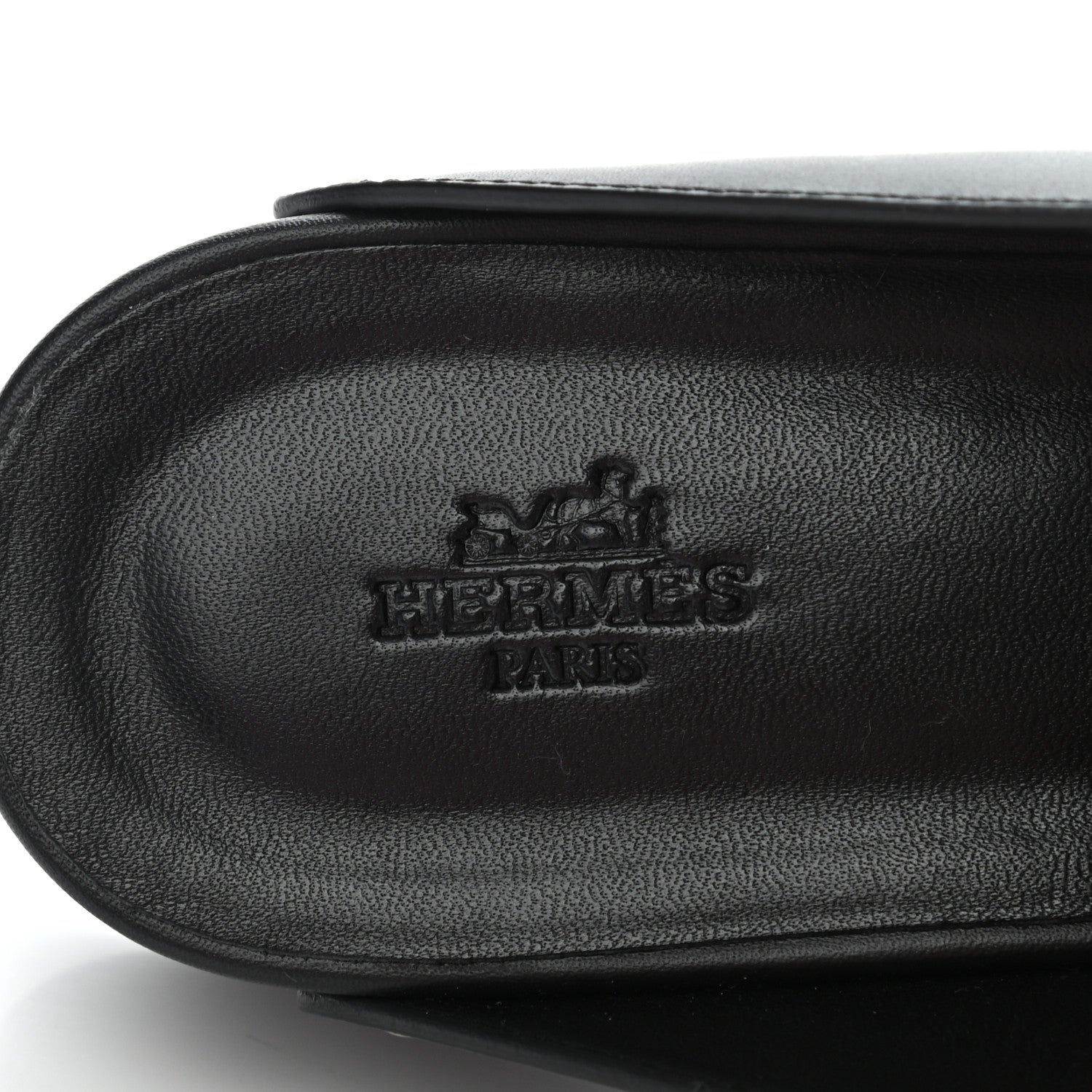 Hermes Calfskin Calya Mules 41 Black 6 of 10