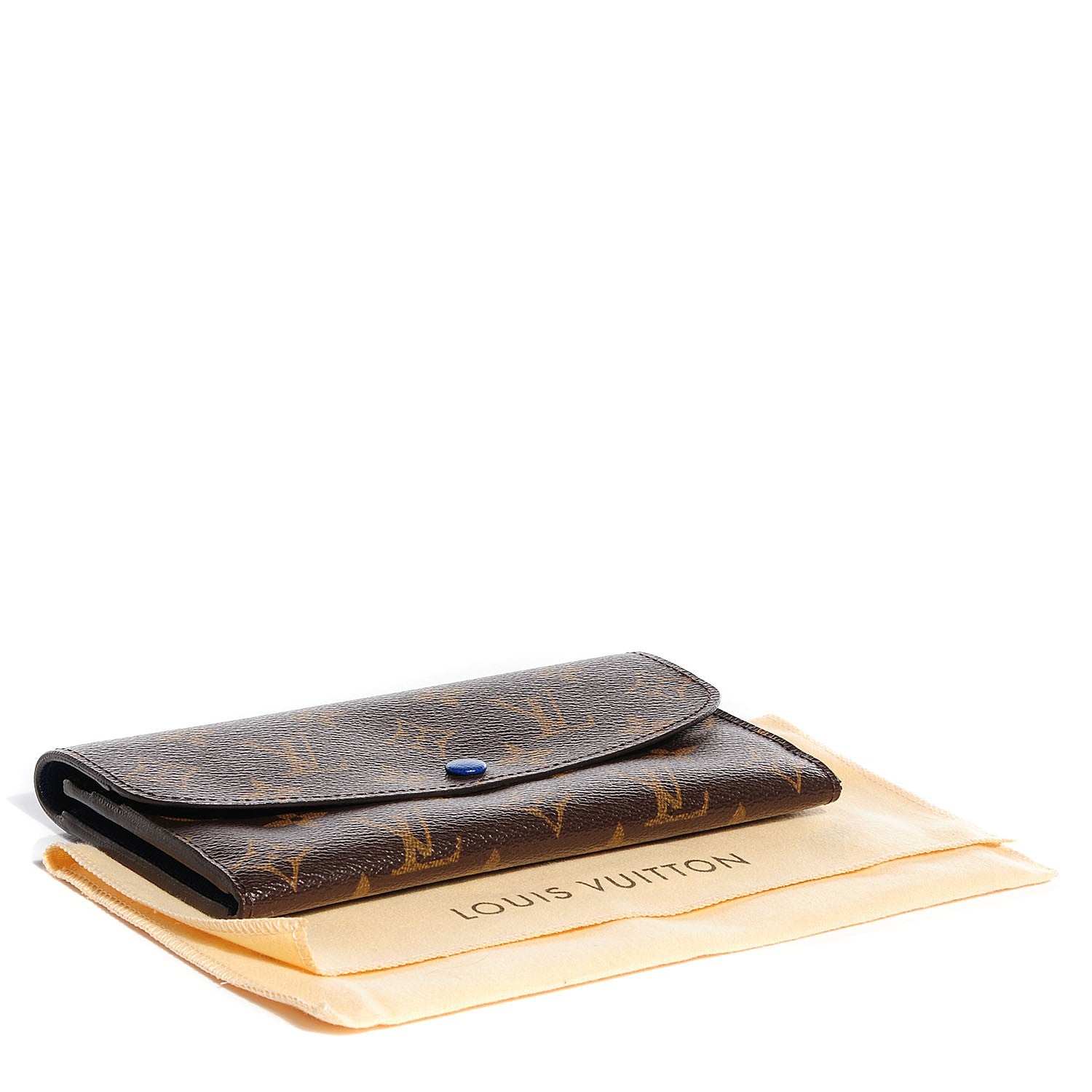 Louis Vuitton Monogram Emilie Wallet Blue 4 of 7