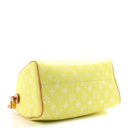 Louis Vuitton Calfskin Monogram Speedy P9 Bandouliere 25 Lemonade Yellow 4 of 11