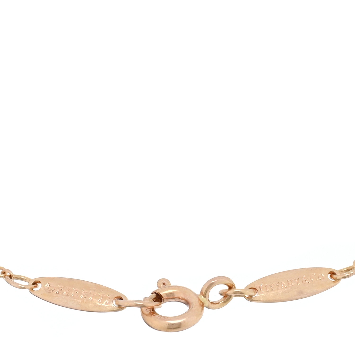 Tiffany 18K Rose Gold Diamond .12ct Elsa Peretti Diamonds by the Yard Bracelet 3 of 4