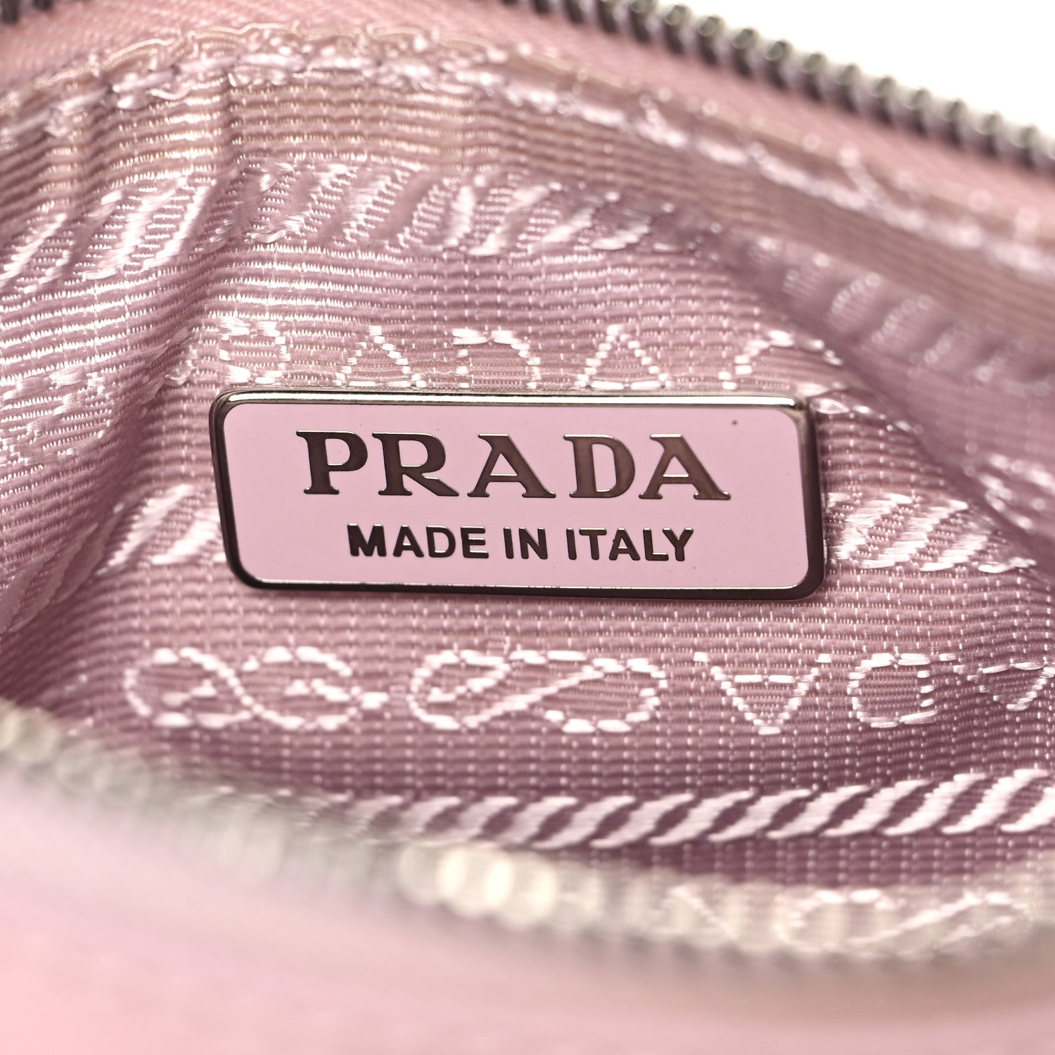 Prada Sequin Mesh Small Tote Bag Pink 8 of 13