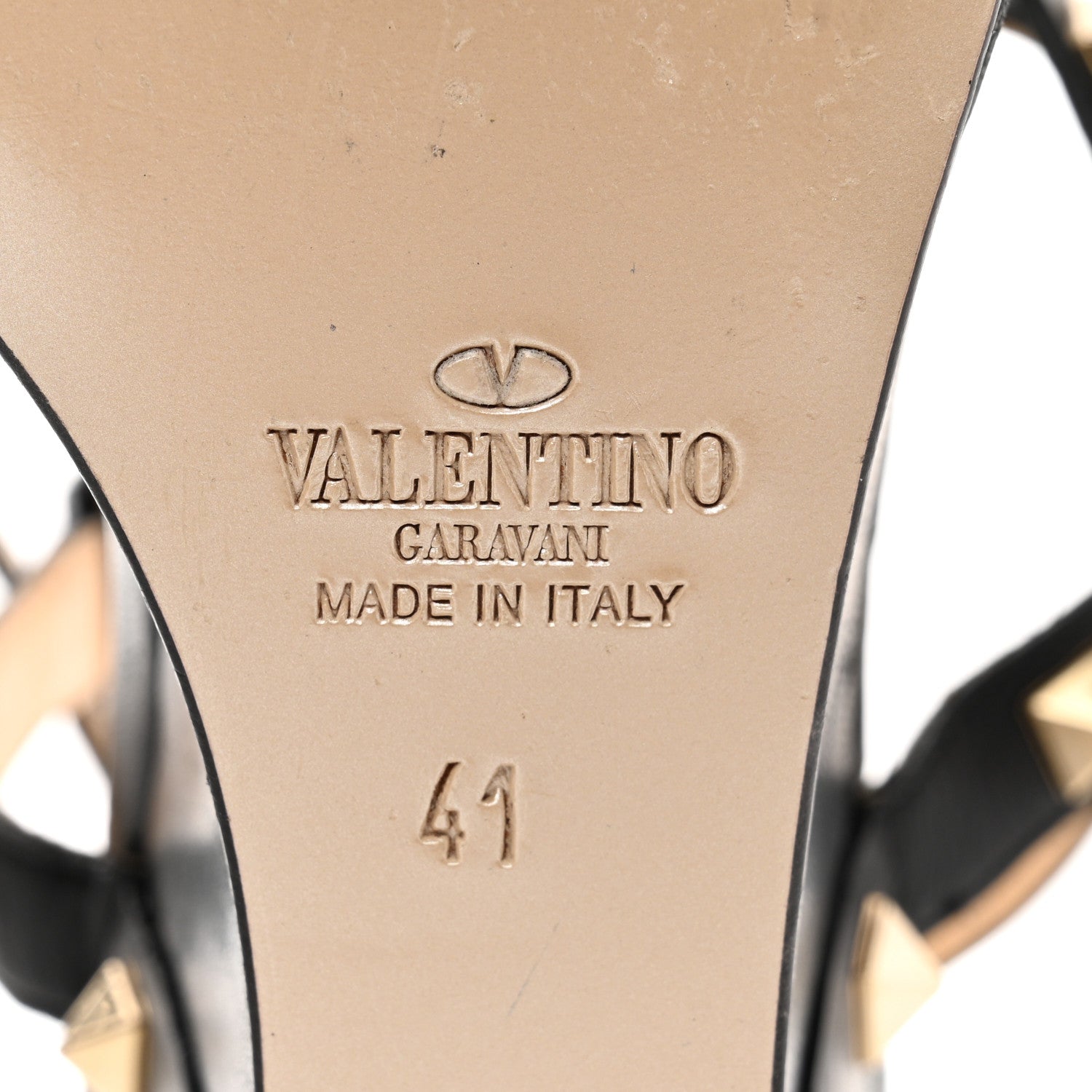 Valentino Garavani Nappa Rockstud Asymmetric Bow Wedge Sandals 41 Black 7 of 9