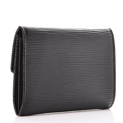 Louis Vuitton Epi Porte-Monnaie Simple Coin Purse Black 3 of 7
