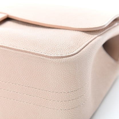 Chanel Grained Calfskin Jumbo Classic Pure Double Flap Nude 10 of 15
