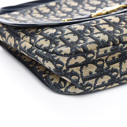 Christian Dior Monogram Flap Navy Blue 7 of 9