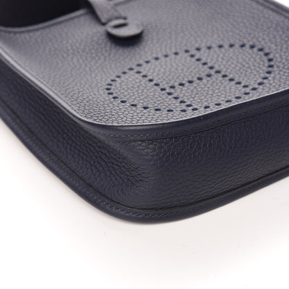 Hermes Taurillon Clemence Evelyne TPM Bleu Nuit 8 of 11