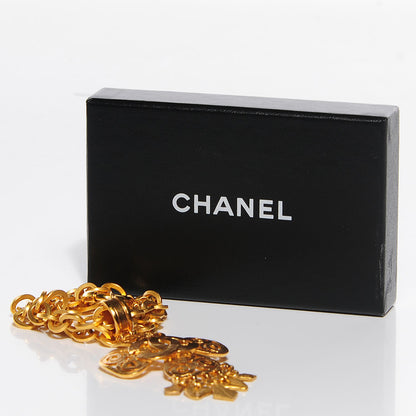Chanel CC Pendant Chain Necklace Gold 4 of 4