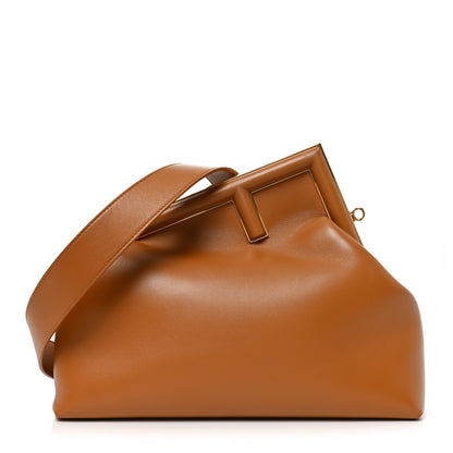 Fendi Shiny Nappa Medium Fendi First Caramello 1 of 10