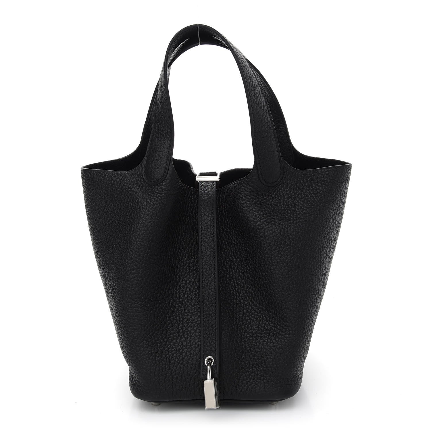 Hermes Taurillon Clemence Picotin Lock 18 PM Black 1 of 8