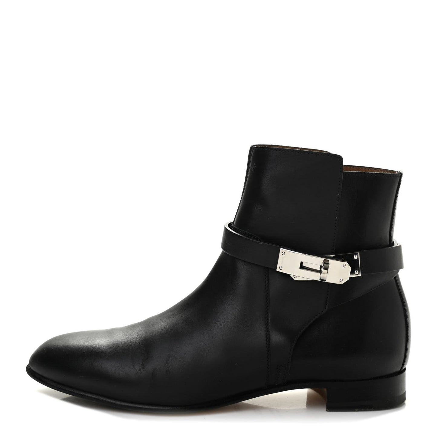 Calfskin Neo Low Boots 37.5 Black