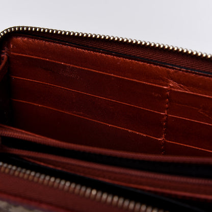 Gucci Monogram Bow Zip Around Wallet Brown 8 of 22
