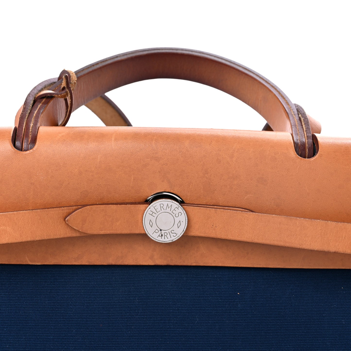 Vache Hunter Toile Herbag Zip 31 PM Bleu De Malte Natural