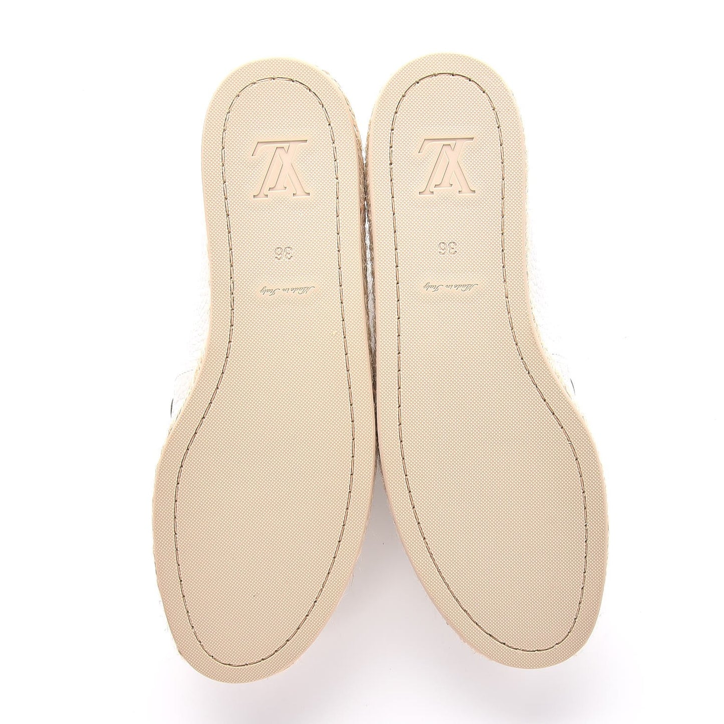 Calfskin Tropical Bloom Espadrille Flat 36 White