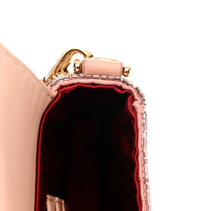 Fendi Sequin Paillettes Vitello Grace Sex and the City Mini Baguette Baby Pink 14 of 15