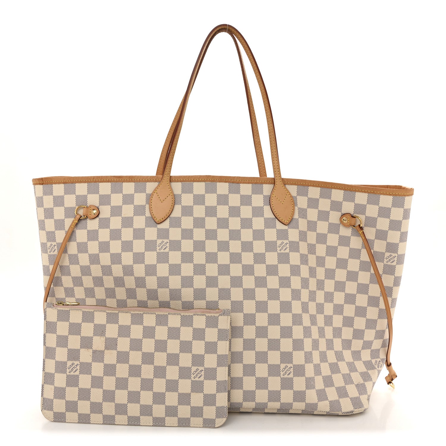 Louis Vuitton Damier Azur Neo Neverfull GM Rose Ballerine 3 of 14