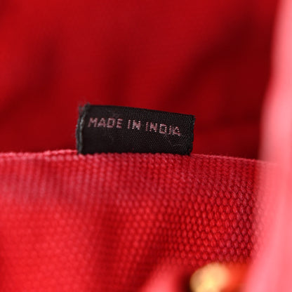 Prada Canapa Small Logo Tote Rosso 8 of 21