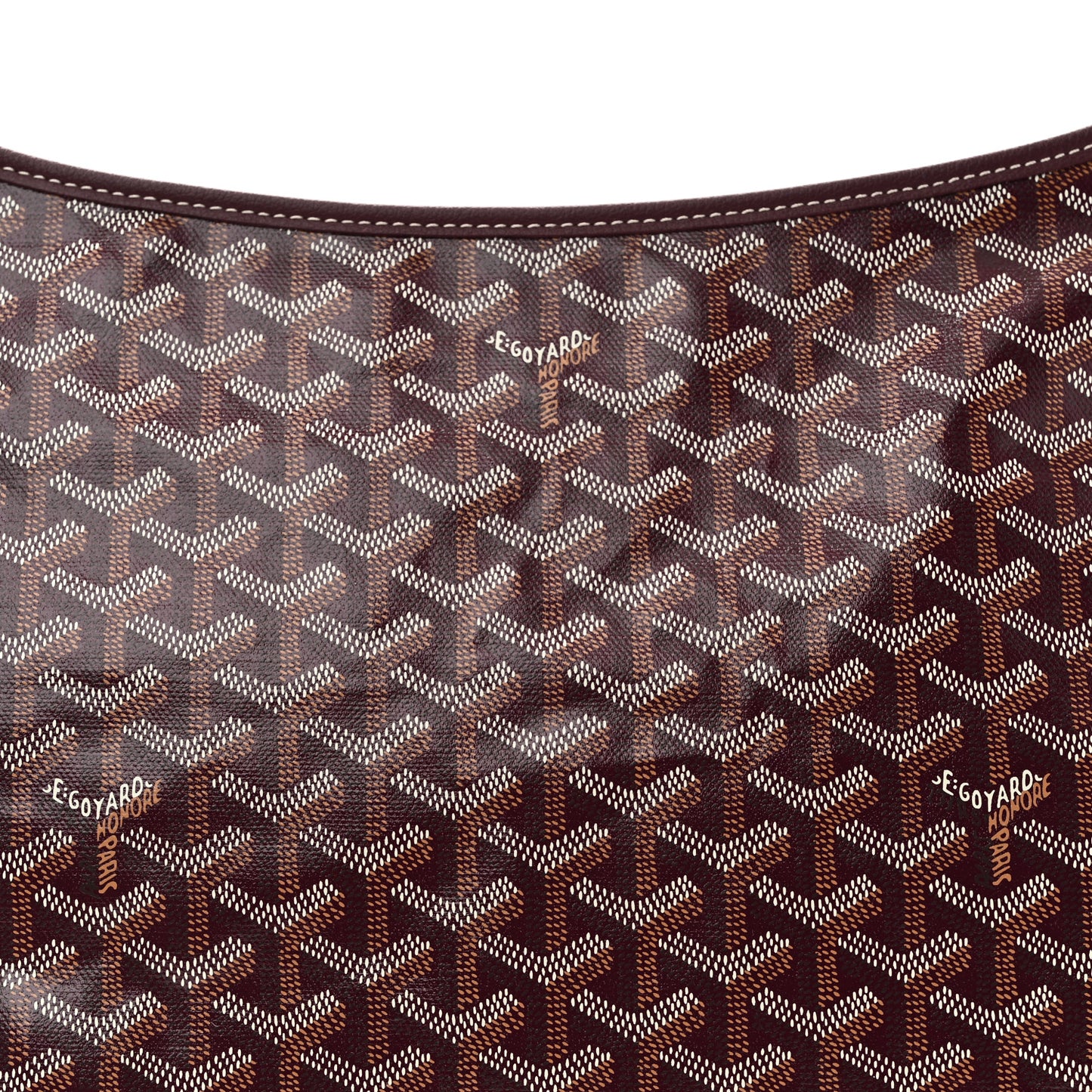 Goyardine Boheme Hobo Burgundy