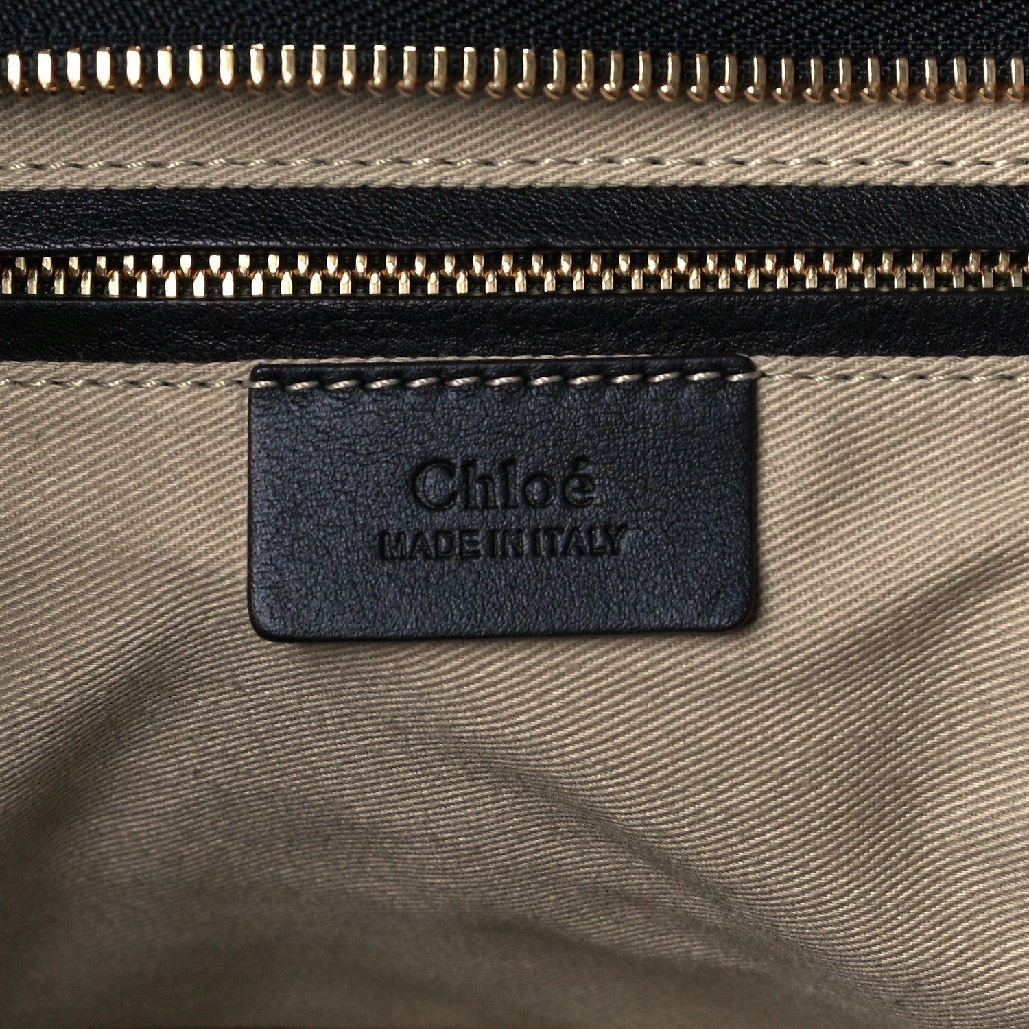 Chloe Smooth Suede Calfskin Medium Myer Double Carry Bag Black Navy 5 of 10