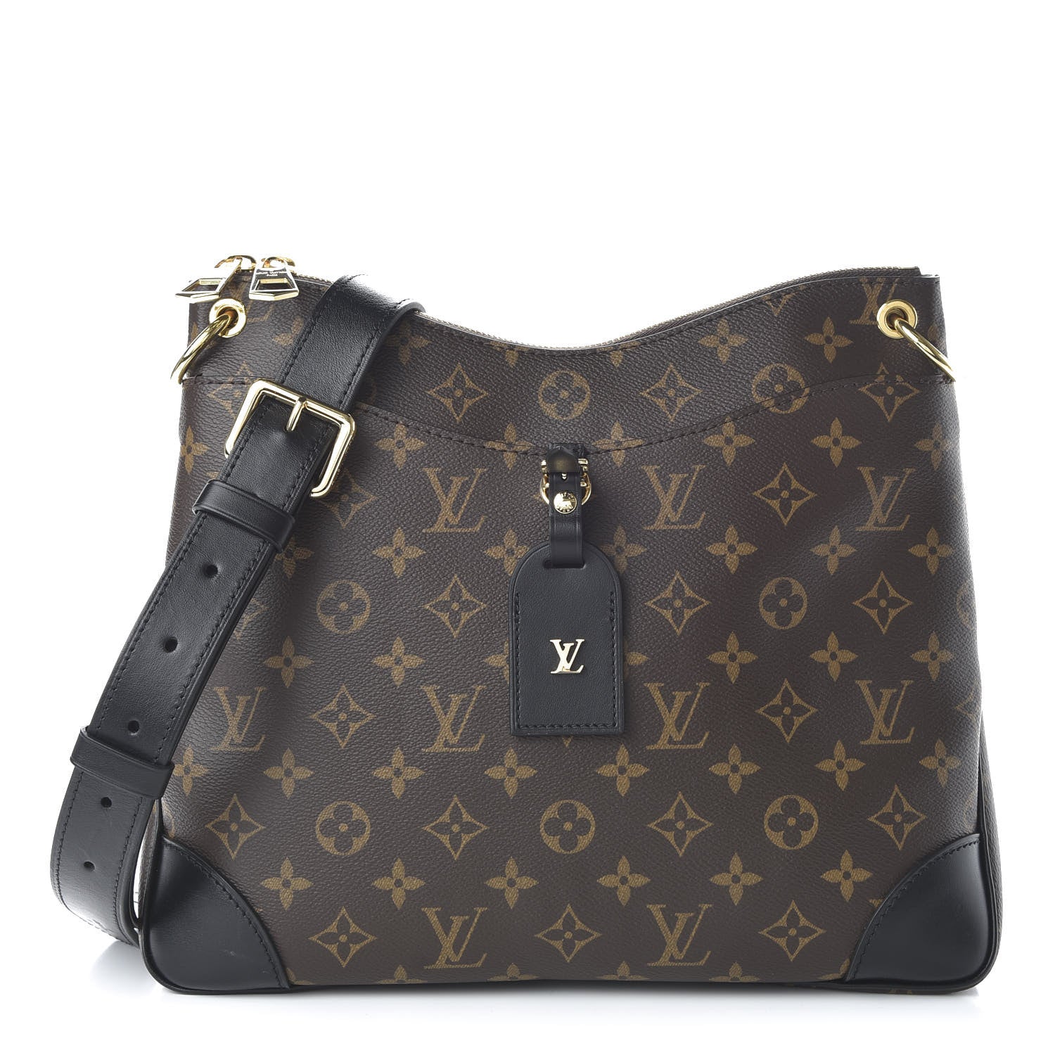Louis Vuitton Monogram Odeon MM Black 1 of 9