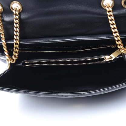 Saint Laurent Calfskin Y Quilted Monogram Medium Loulou Chain Satchel Black 6 of 14