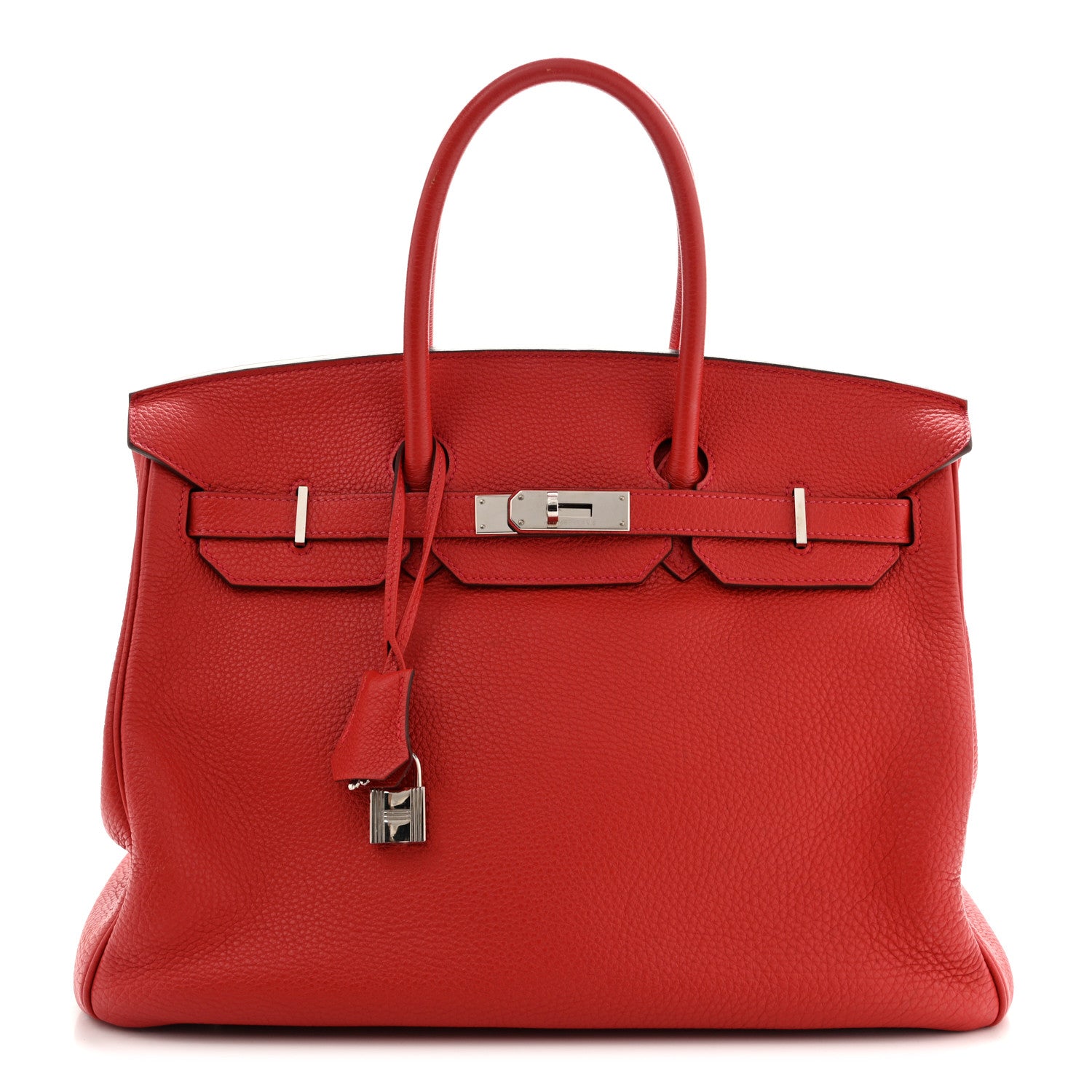 Hermes Togo BIRKIN 35 Rouge Casaque 1 of 16