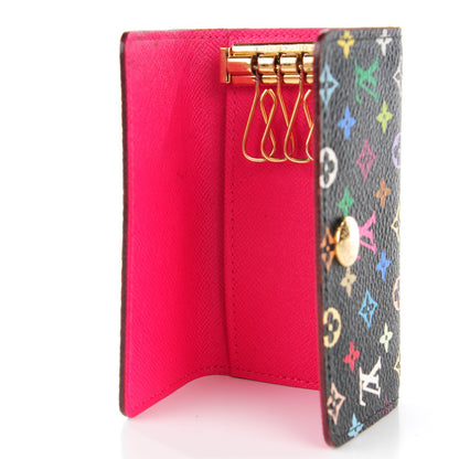 Louis Vuitton Monogram Multicolor Multicles 4 Key Holder Black Grenade 5 of 7