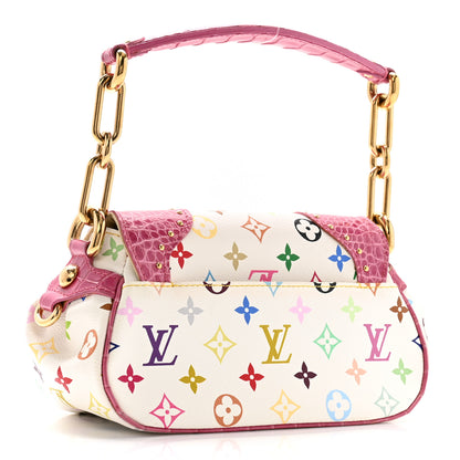 Louis Vuitton Monogram Multicolor Alligator Marilyn White 3 of 11