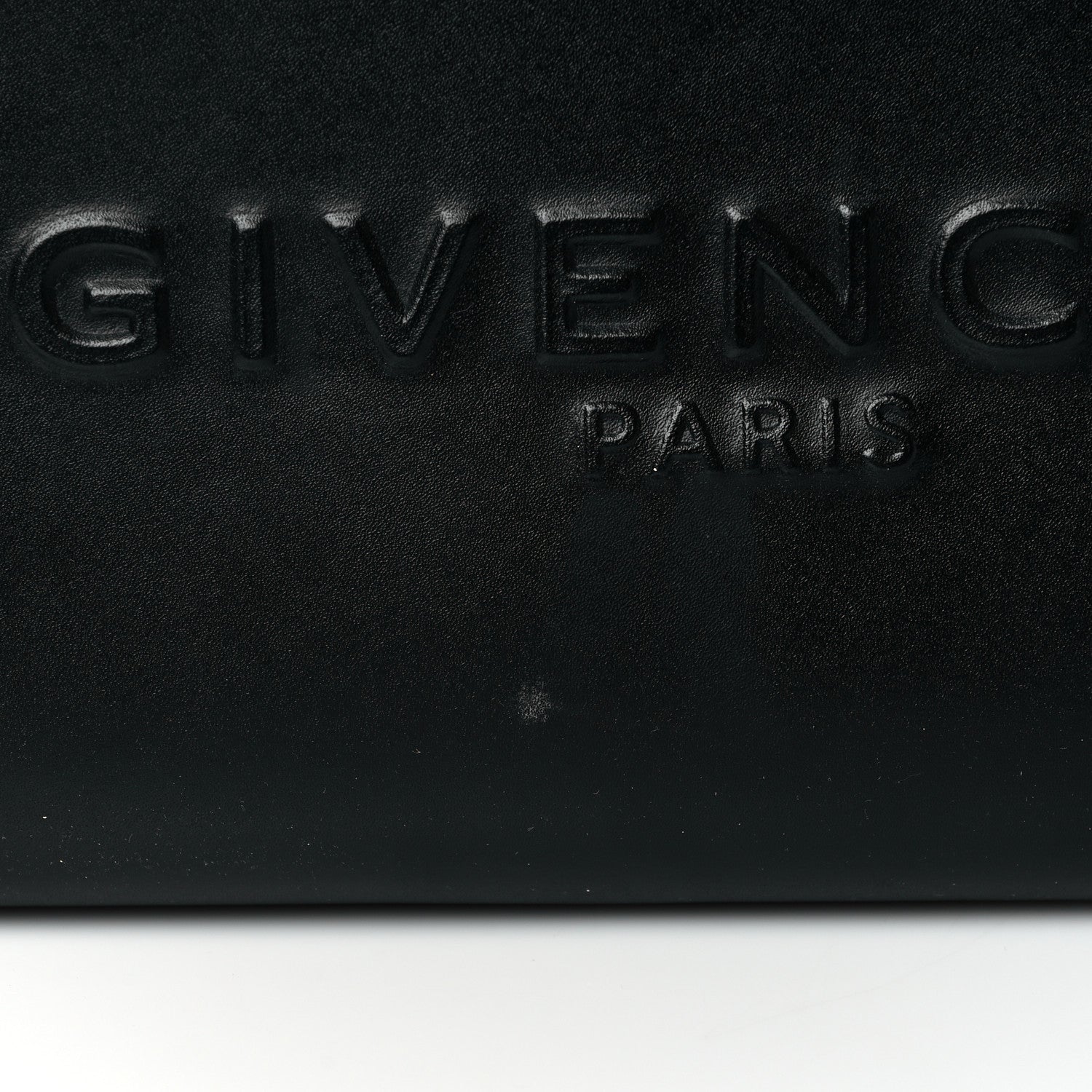 Givenchy Calfskin Logo Debossed Medium Shopper Tote Black 9 of 9