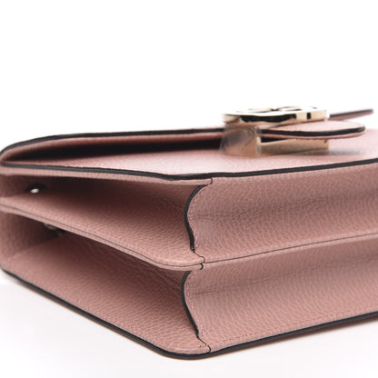 Gucci Dollar Calfskin Small Interlocking G Shoulder Bag Soft Pink 8 of 9