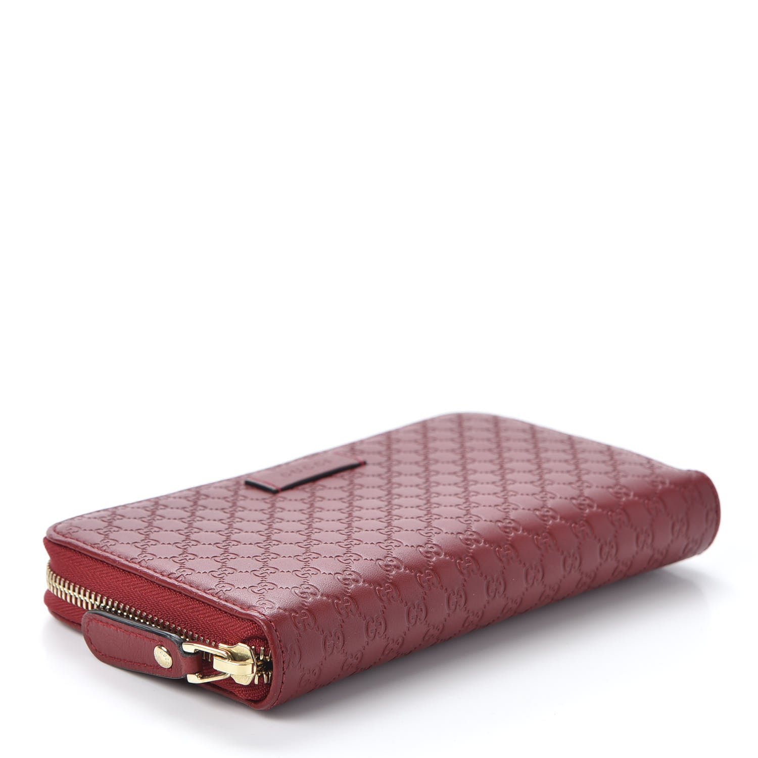 Gucci Microguccissima Zip Around Wallet Red 3 of 8