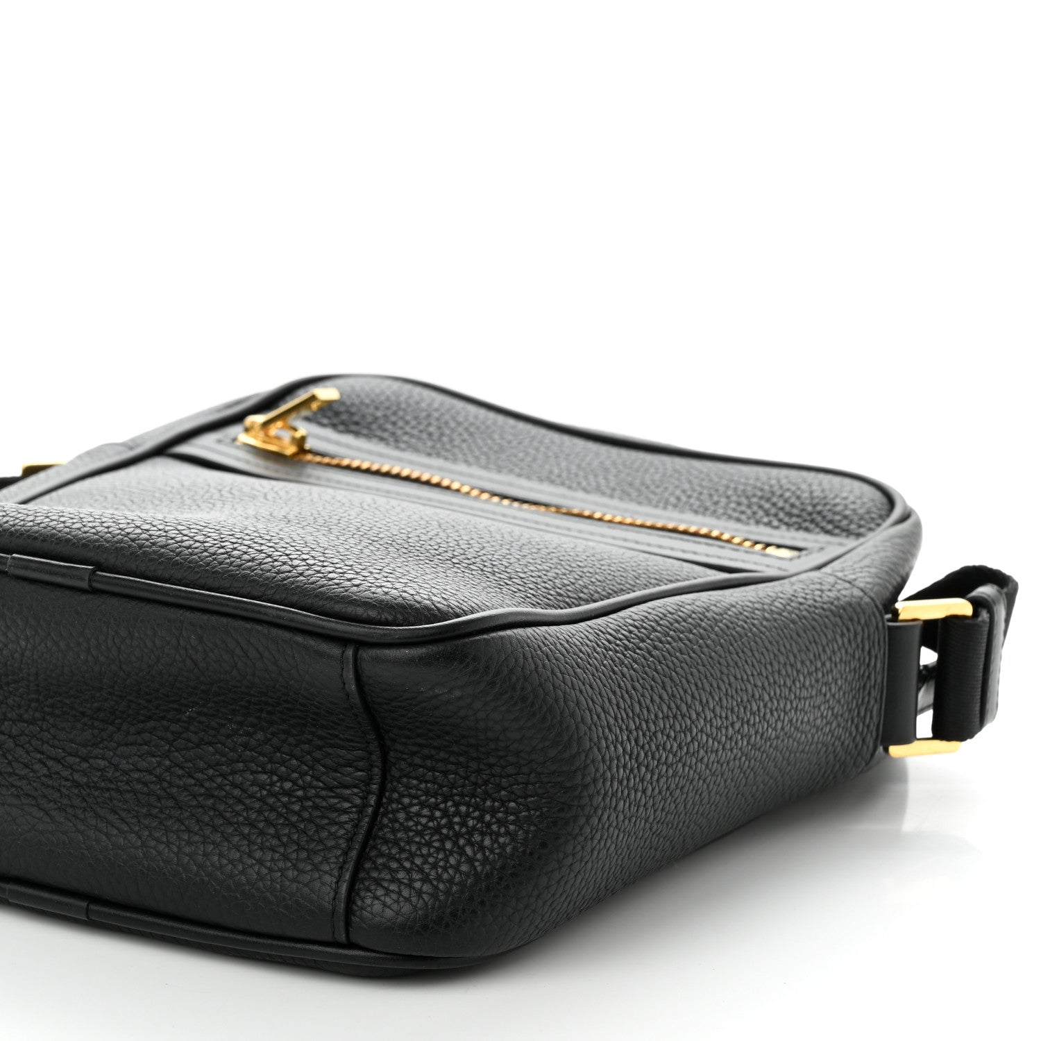 Tom Ford Grained Calfskin Small Buckley Messenger Black 9 of 9
