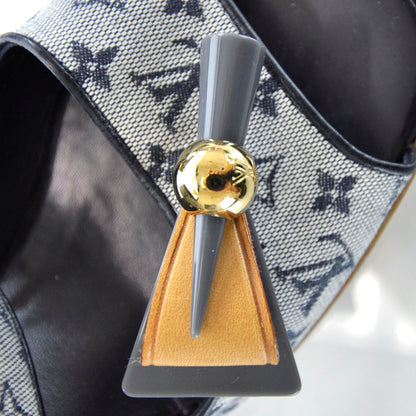 Louis Vuitton Mini Monogram Wooden Heels 37.5 9 of 9