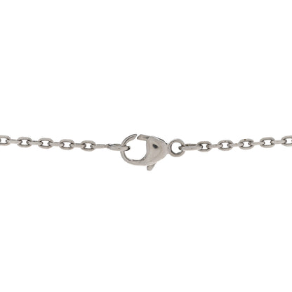 Hermes Lacquered Palladium Cage d'H Pendant Necklace Black 5 of 7
