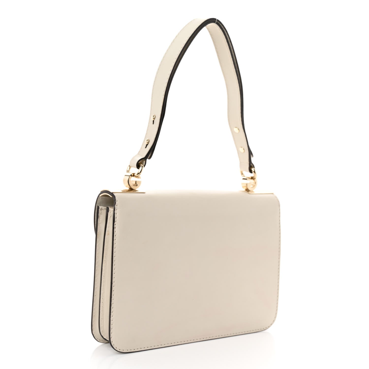 Gucci Calfskin Medium 1973 Shoulder Flap Bag Ivory 3 of 16