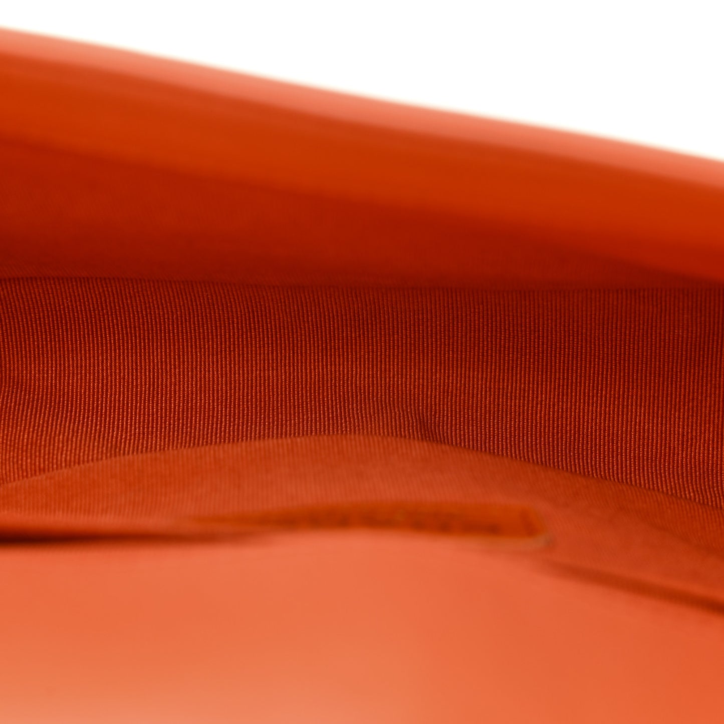 Lambskin Quilted Small Boy Flap Orange
