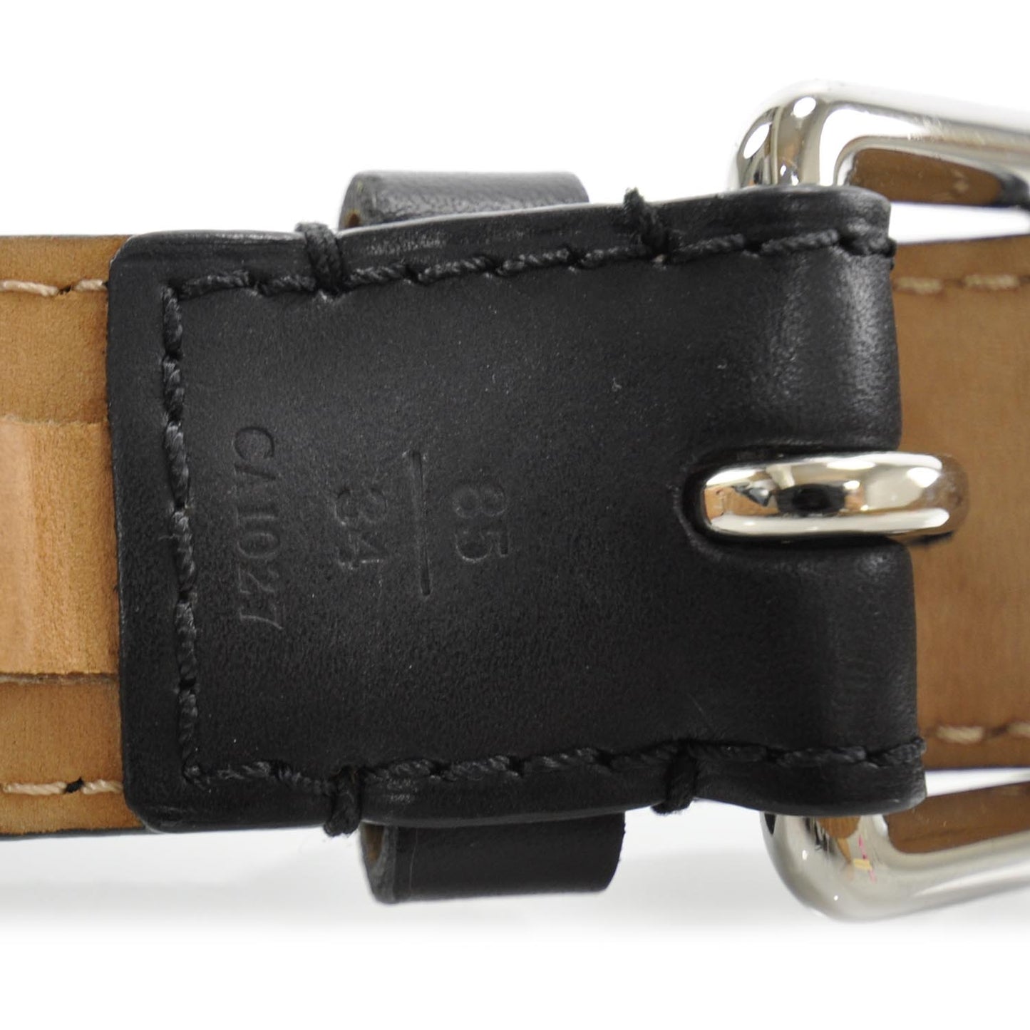 Nomade Perforation Belt 85 34 Black