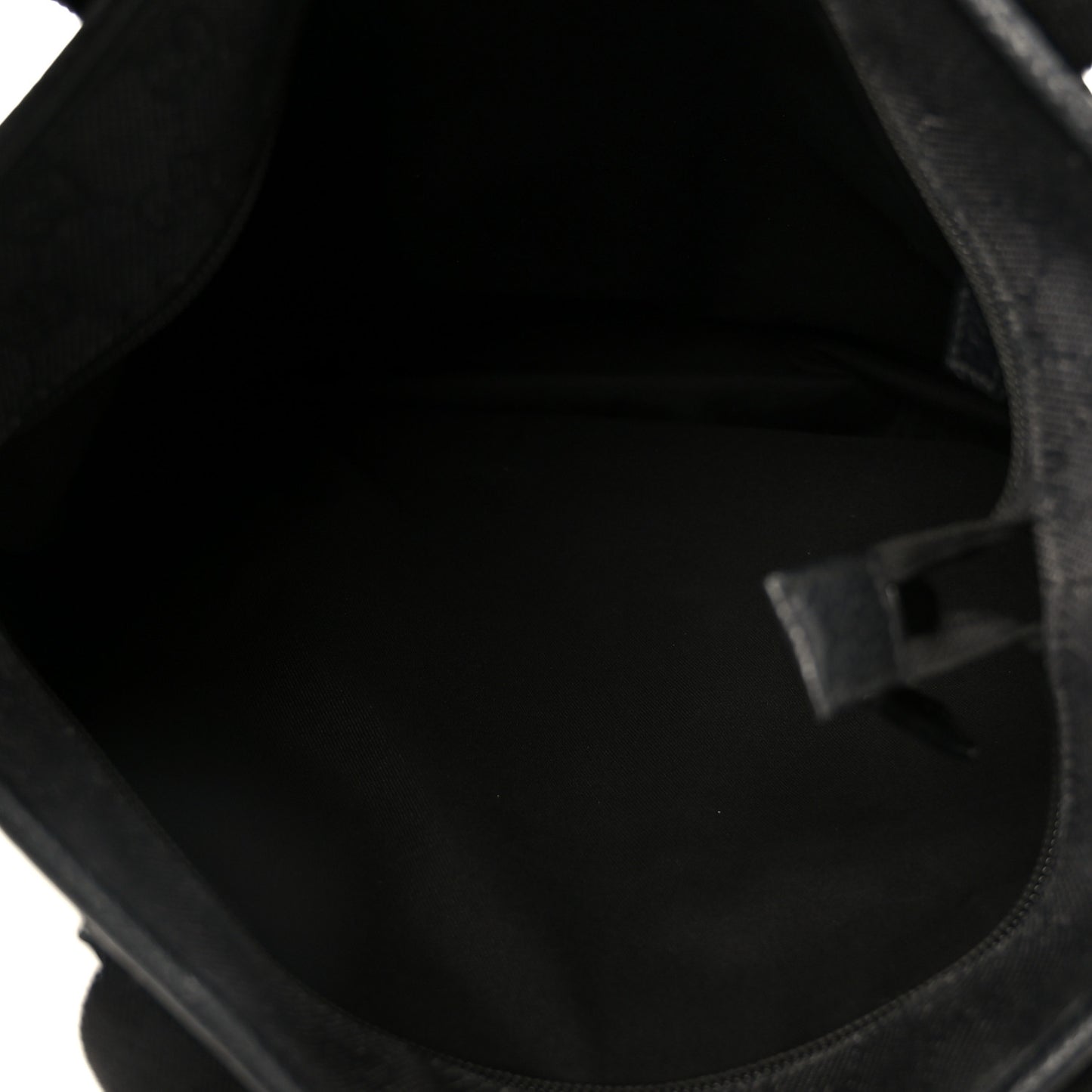 Denim Monogram Tote Bag Black