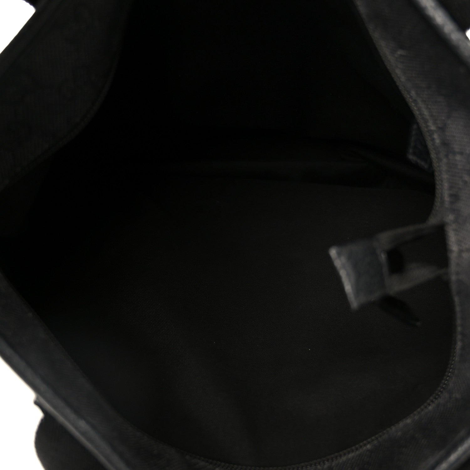 Gucci Denim Monogram Tote Bag Black 5 of 12